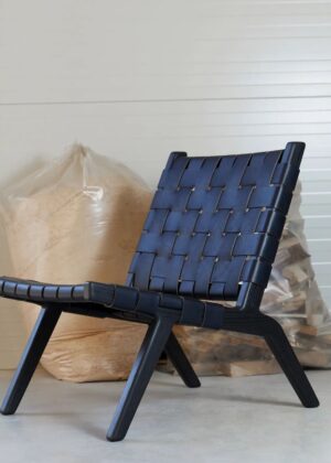 Woven Leather Chair